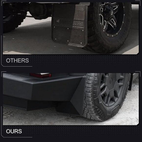 ELECFRESH Other - Mud Flaps for 2024 Tesla Cybertruck Accessories, Wheel Tire Mud Glaps Splash Gua